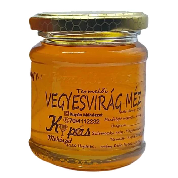 Vegyes virágméz 250g