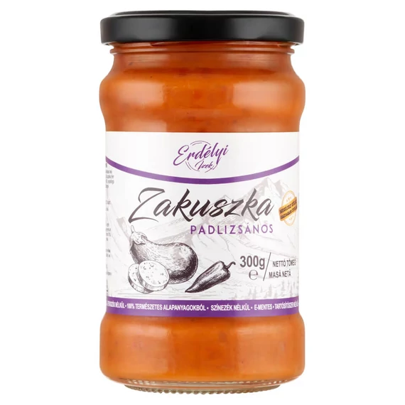Erdélyi Ízek Zakuszka padlizsános - 300g