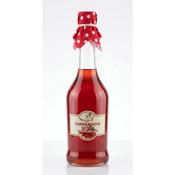 Erdélyi Csipkebogyó szörp cukor nélkül 500 ml ( Kézműves, Székely szörp ) 