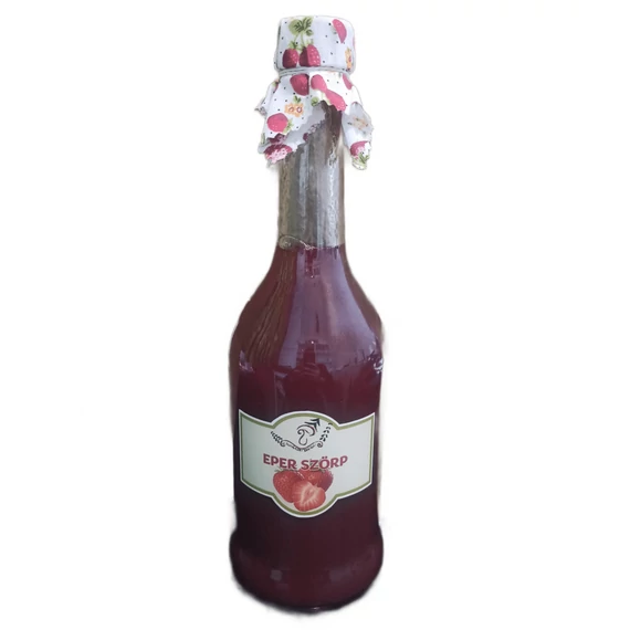Erdélyi Eper szörp 500 ml ( Kézműves, Székely szörp ) 